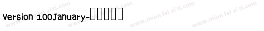 Version 100January字体转换
